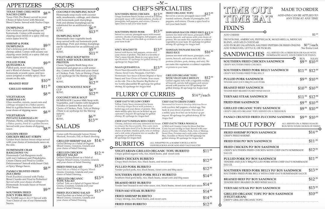 Time Out Sports Bar & Grill